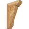 Ekena Millwork Traditional Slat Rough Sawn Bracket, Western Red Cedar, 4"W x 14"D x 22"H BKT04X14X22TRA06RWR - alternate 1